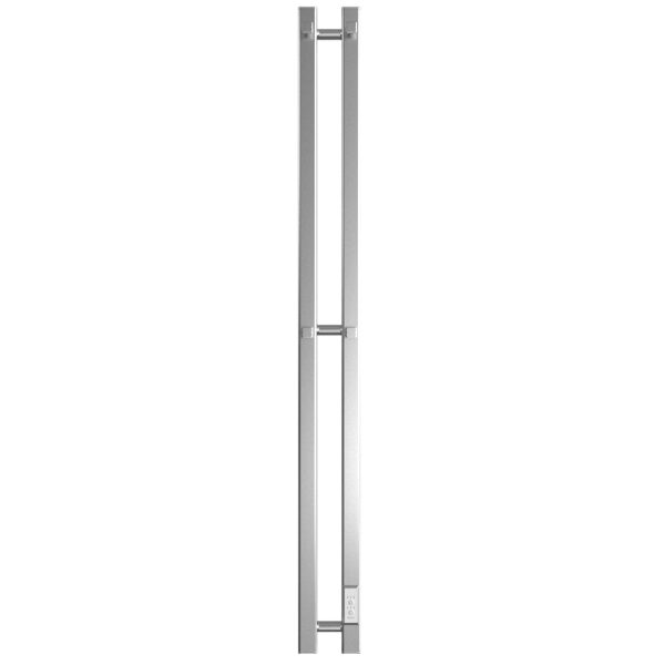 SHQ-R1Q0-012008 STOUT полотенцесушитель электрический ROCK quadro 120*08 Полированный 2 опоры
