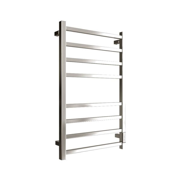 SHQ-F1QQ-008050 STOUT полотенцесушитель электрический FORTE quadro 80*50 Полированный