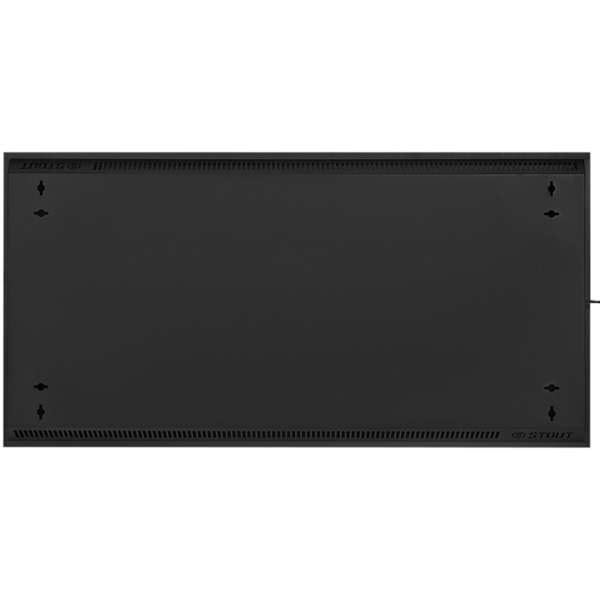 SCT-00GB-012060 STOUT отопительная панель GREY STONE SCT 120*60 серый гранит / черный корпус