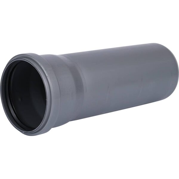 Труба канализационная Sinikon Стандарт DN110 x 2,7 PN1L0,25м, PP-H, серая