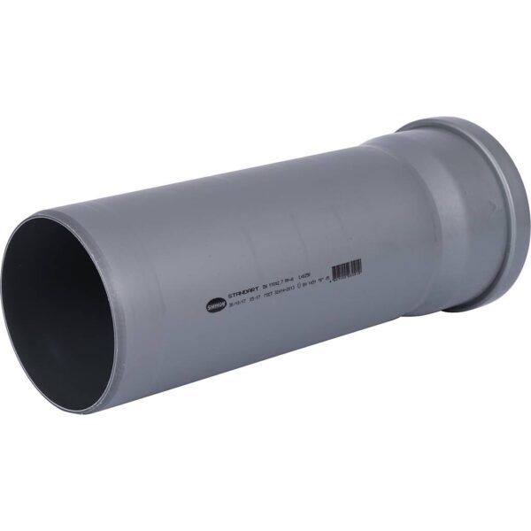Труба канализационная Sinikon Стандарт DN110 x 2,7 PN1L0,25м, PP-H, серая