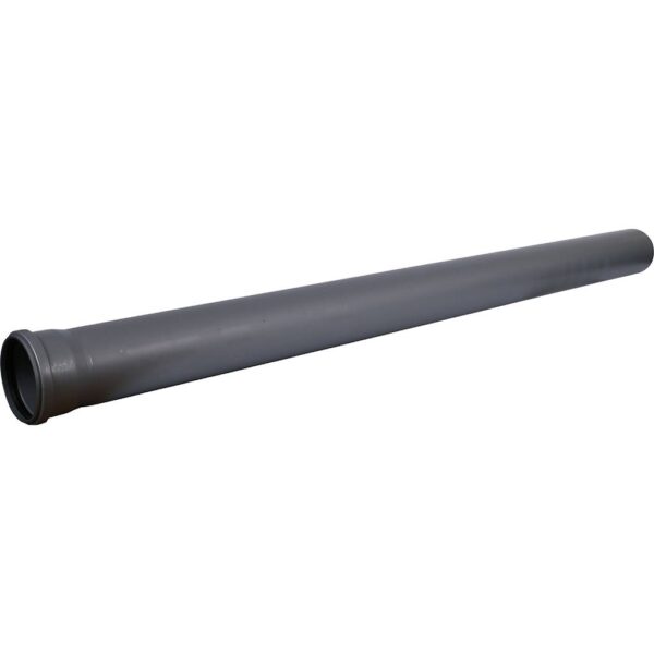 Труба канализационная Sinikon Стандарт DN110 x 2,7 PN1L1,5м, PP-H, серая