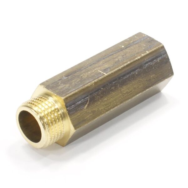 Удлинитель 1/2"-1/2", General Fittings 2600 D8, резьба-резьба, вн.- нар., латунь, L10