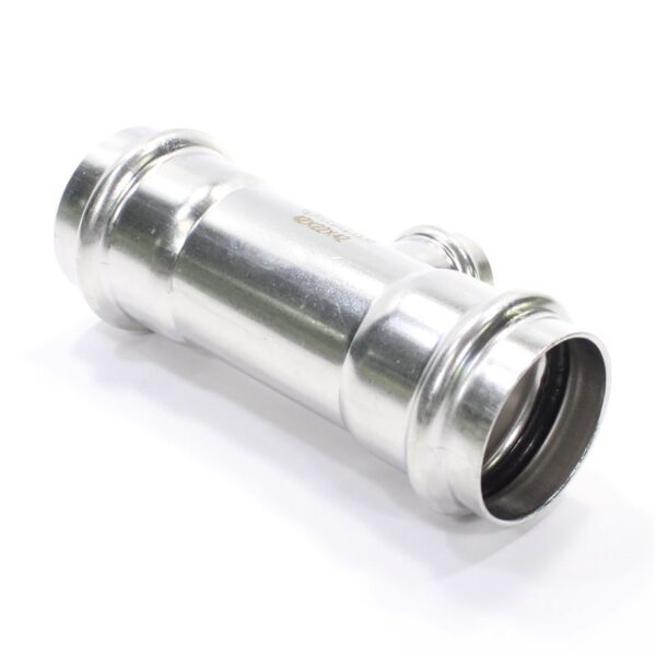 Тройник 42-22-42, WAAG Heavy Inox, пресс-пресс, сталь нержавеющая