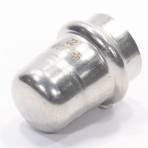 Заглушка 22, WAAG Heavy Inox, пресс, сталь нержавеющая