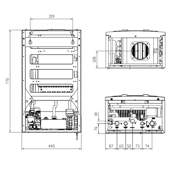 Котел газовый двухконтурный Navien NGB150 13A (13 кВт), 220В