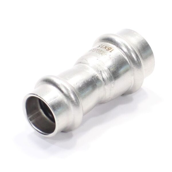 Муфта 18-15, WAAG Heavy Inox, пресс-пресс, сталь нержавеющая