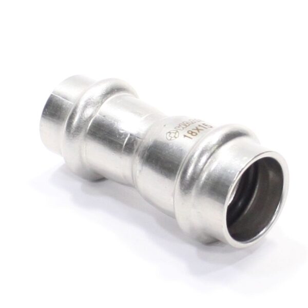 Муфта 18-15, WAAG Heavy Inox, пресс-пресс, сталь нержавеющая