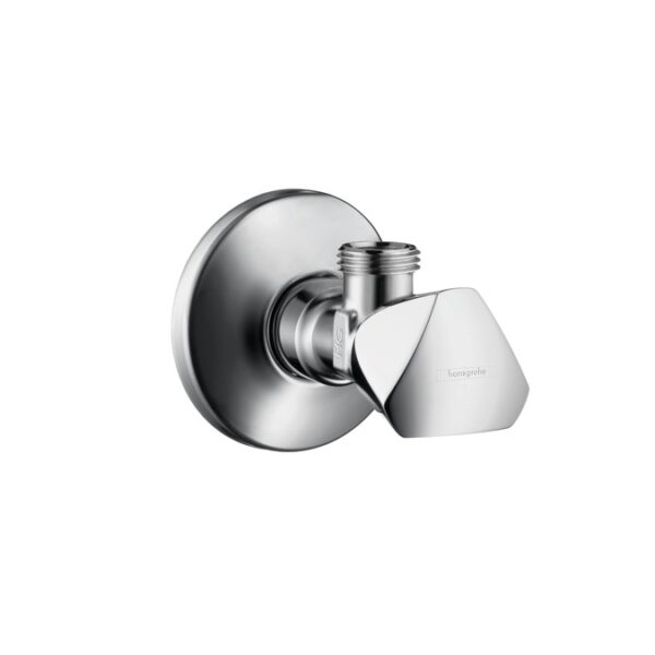 Вентиль угловой Hansgrohe E, G 3/8, хром