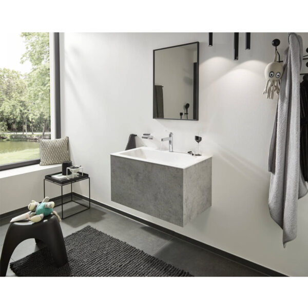 Смеситель для раковины Hansgrohe Finoris, однорычажный, 110 со сливным гарнитуром, хром