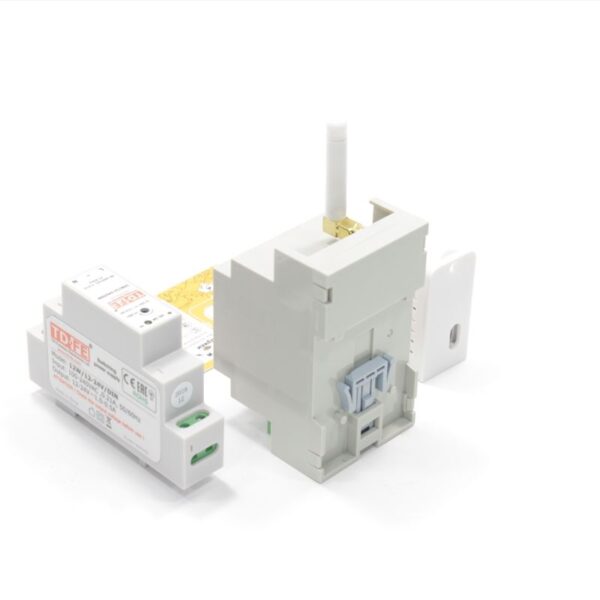 Контроллер на DIN рейку MY HEAT GSM, беспроводной, программируемый, 12 В