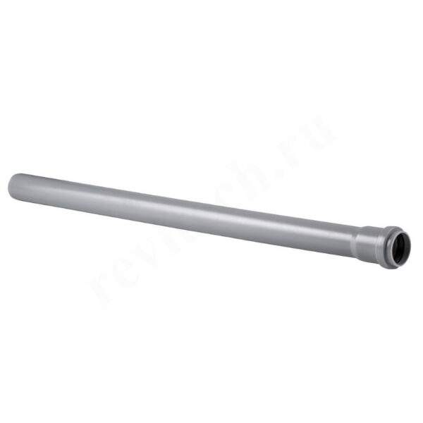 Труба канализационная RTP DN32 x 1,8 PN0,5L1м, PP-H, серая