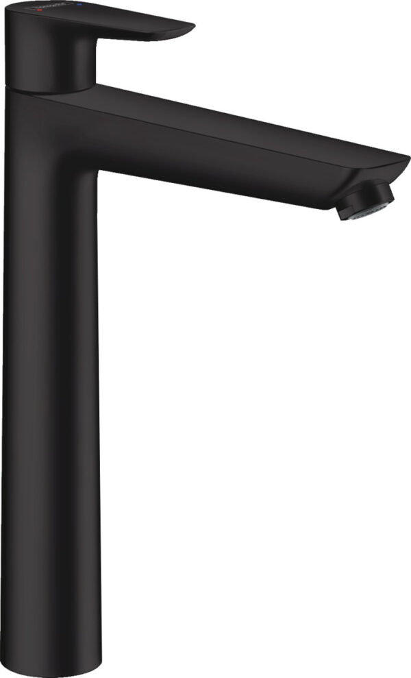 Смеситель Hansgrohe Talis E для раковины-чаши, черный матовый