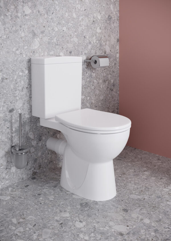 Унитаз-компакт напольный Vitra Norm Nord 360х670х805 сиденье дюропласт с микролифтом, белый