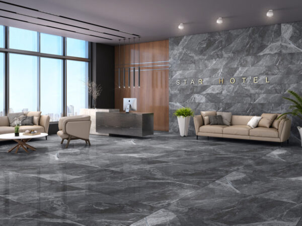 Плитка керамогранитная AZARIO MAPLE AXIS Grey 80х160 Glossy