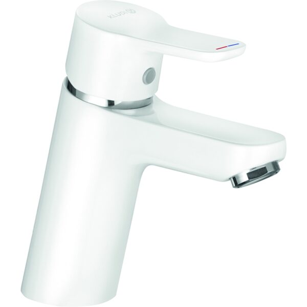Смеситель для раковины KLUDI PURE&EASY 70 однорычажный, белый