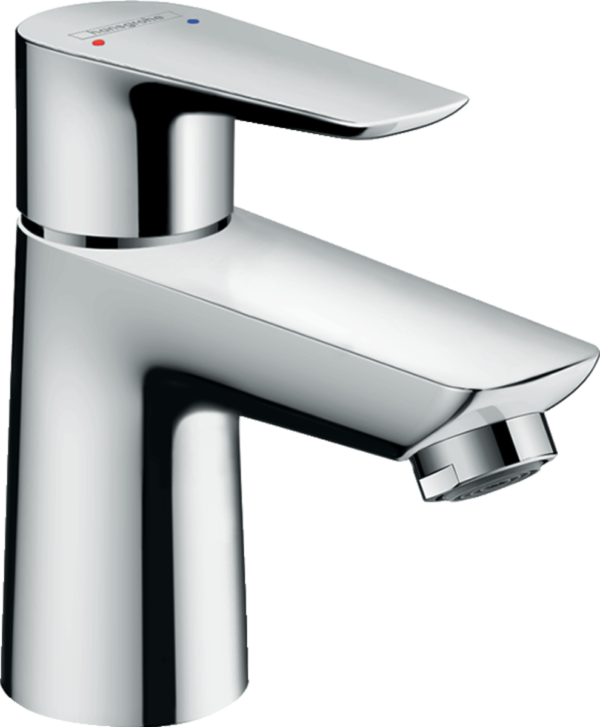 Смеситель для раковины Hansgrohe Talis E 80, без сливного гарнитура, однорычажный, хром
