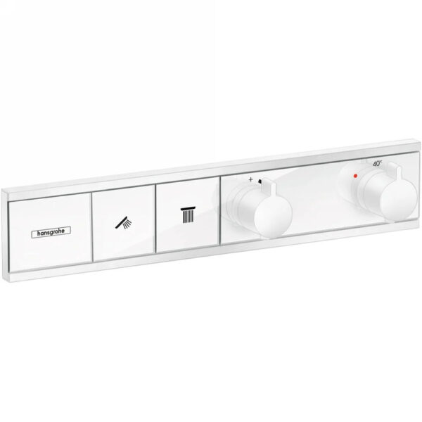 Смеситель для душа Hansgrohe RainSelect с термостатом, белый матовый