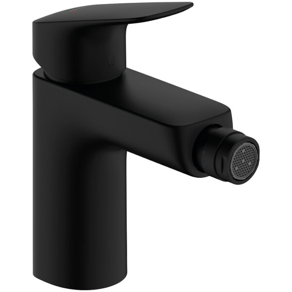 Смеситель для биде Hansgrohe Logis керамический картридж, черный матовый