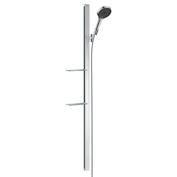 Душевой набор Hansgrohe Rainfinity 130 3jet со штангой 150 см. и мыльницей