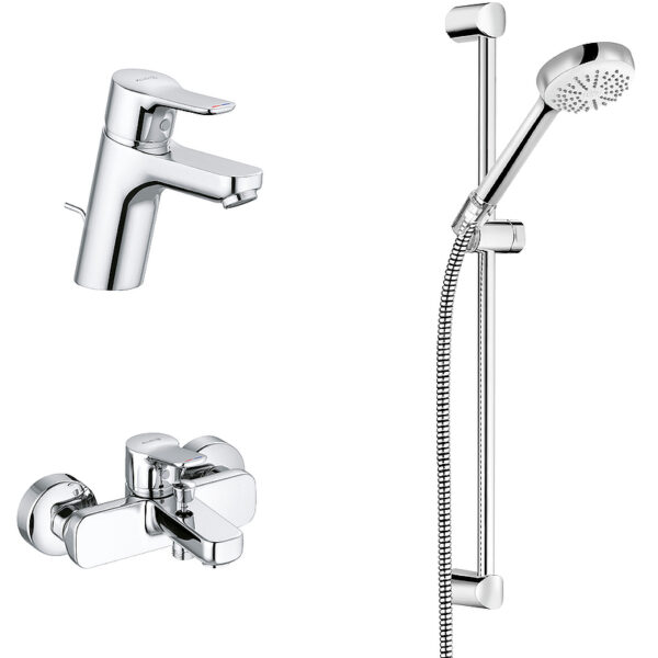 Комплект для ванны и душа KLUDI PURE&EASY 3in1, хром