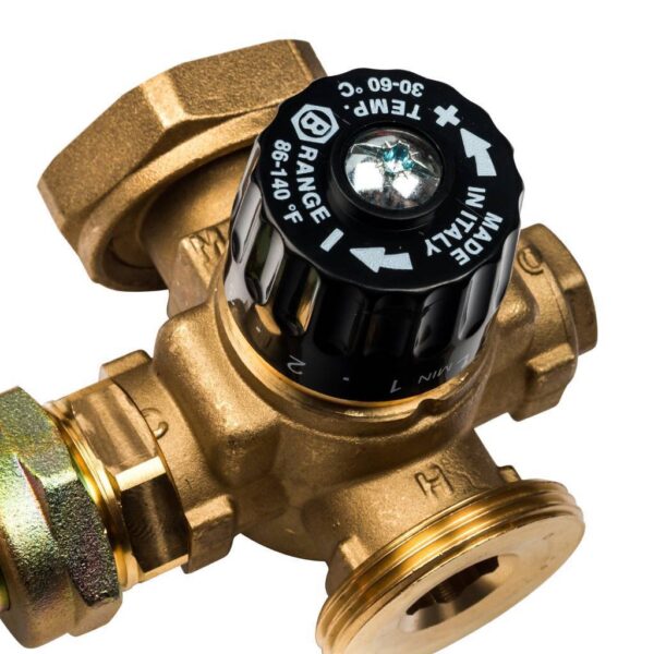 SDG-0002-002501 STOUT Насосная группа с термостатическим смесительным клапаном 1 без насоса
