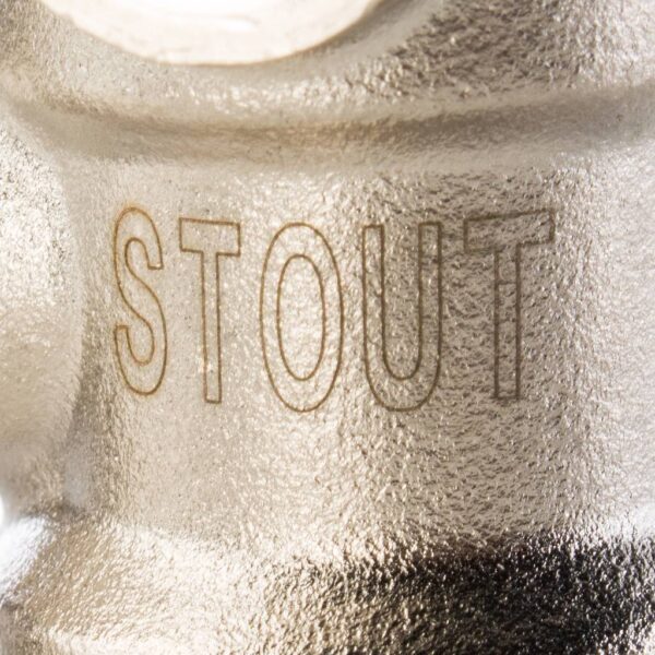 SVH-0001-000020 STOUT Узел нижнего подключения радиатора для однотрубной системы, прямой 3/4