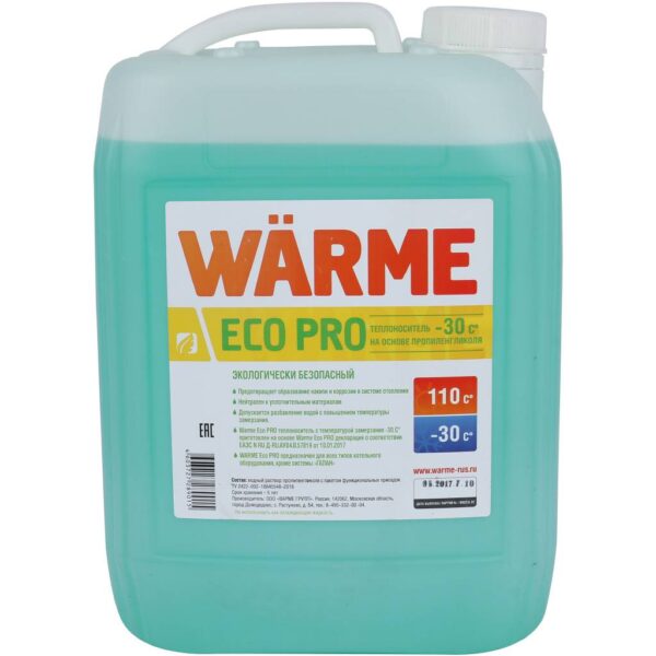 Теплоноситель WARME Eco Pro-30 10 кг, шт