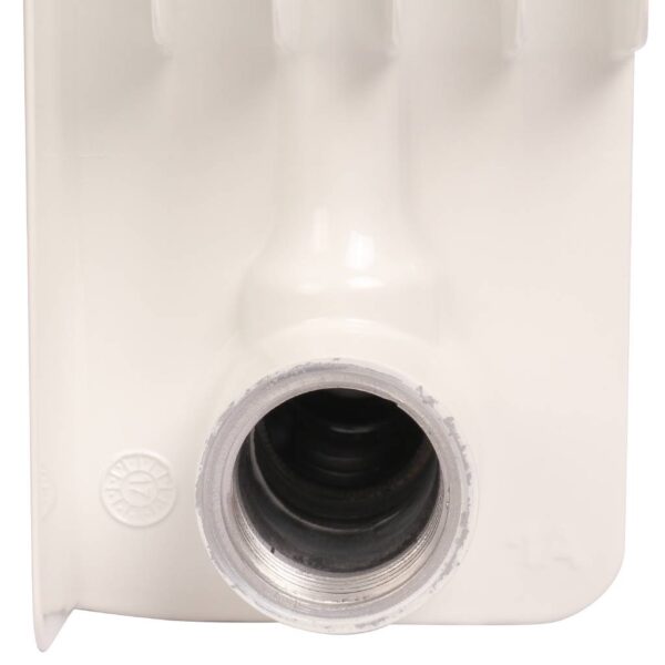 SRB-0310-050005 STOUT Space 500 5 секций радиатор биметаллический боковое подключение RAL9016