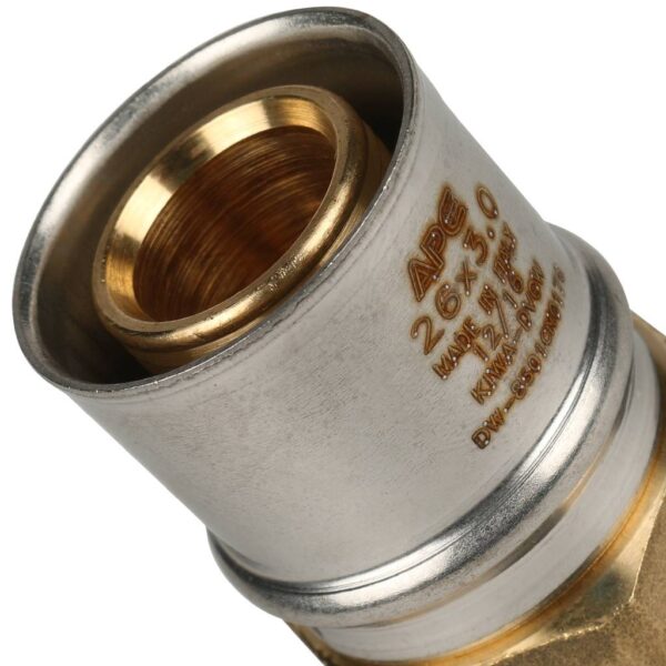 SFP-0002-003426 STOUT Переходник с внутренней резьбой 3/4 х26 для металлопластиковых труб прессовой
