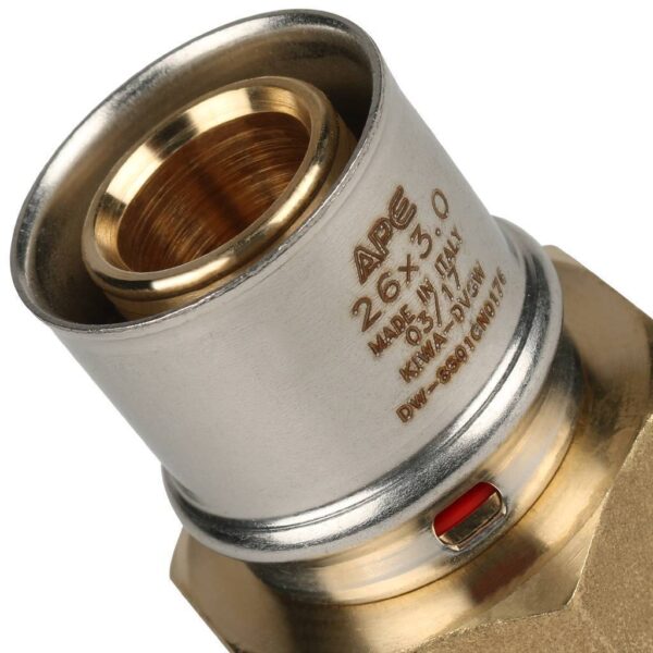 SFP-0002-000126 STOUT Переходник с внутренней резьбой 1 х26 для металлопластиковых труб прессовой
