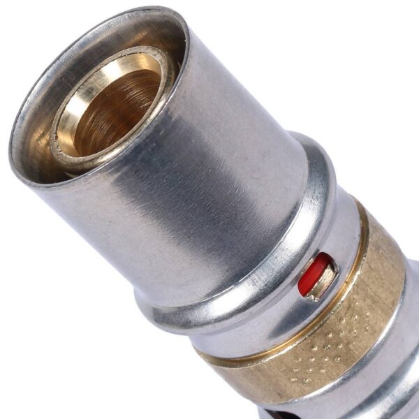 SFP-0003-002020 STOUT Муфта соединительная равнопроходная 20х20 для металлопластиковых труб прессово