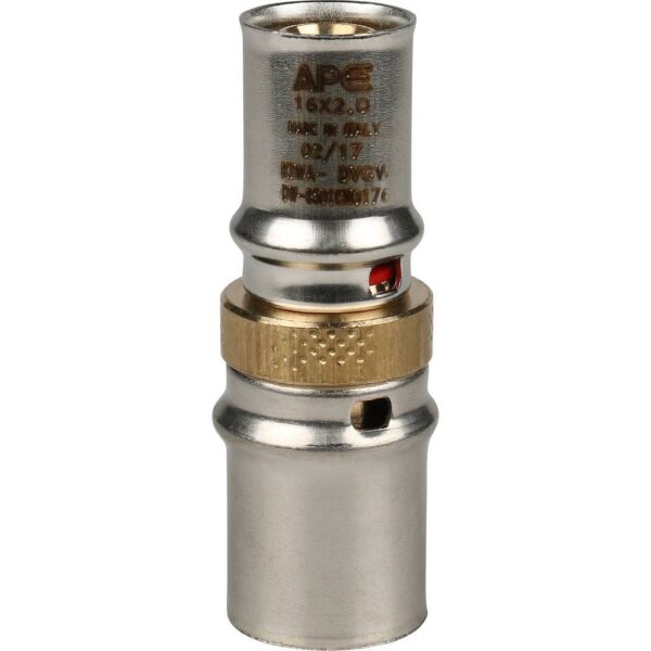 SFP-0004-002016 STOUT Муфта соединительная переходная 20х16 для металлопластиковых труб прессовой