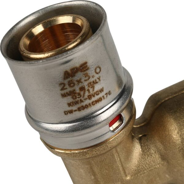 SFP-0010-003426 STOUT Угольник-переходник с внутренней резьбой 3/4 х26 для металлопластиковых труб п