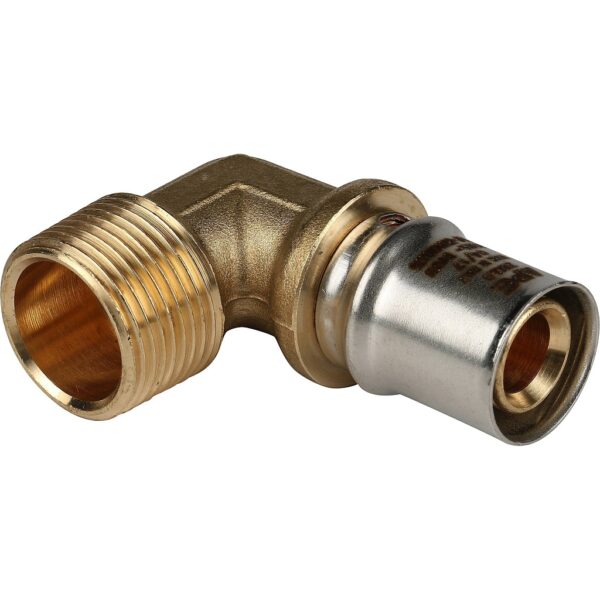 SFP-0011-003420 STOUT Угольник-переходник с наружной резьбой 3/4 х20 для металлопластиковых труб пре