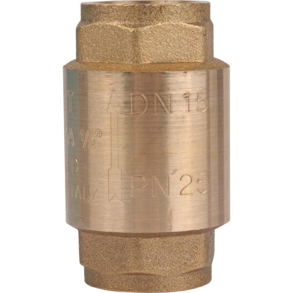 SVC-0011-000015 STOUT 1/2 Клапан обратный пружинный муфтовый с металлическим седлом