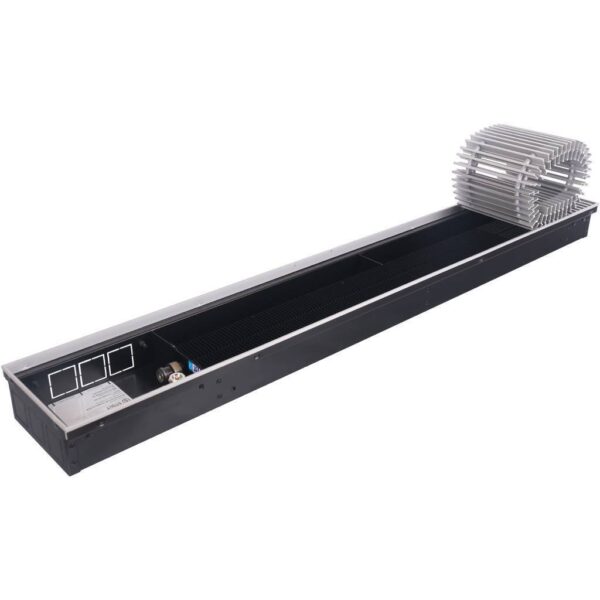 SCN-1100-0819120 STOUT Конвектор внутрипольный SCN 80.190.1200 (Решётка роликовая,алюминий)