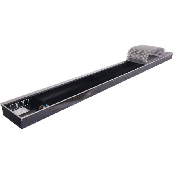 SCN-1100-0824220 STOUT Конвектор внутрипольный SCN 80.240.2200 (Решётка роликовая,алюминий)