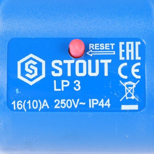 SCS-0001-000003 STOUT Реле сухого хода LP/3, 0-4 бар, 1/4