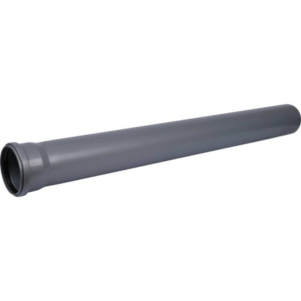 Труба канализационная Sinikon Стандарт DN110 x 2,7 PN1L1м, PP-H, серая