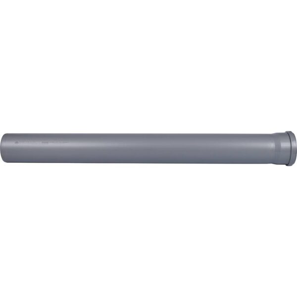 Труба канализационная Sinikon Стандарт DN110 x 2,7 PN1L1м, PP-H, серая