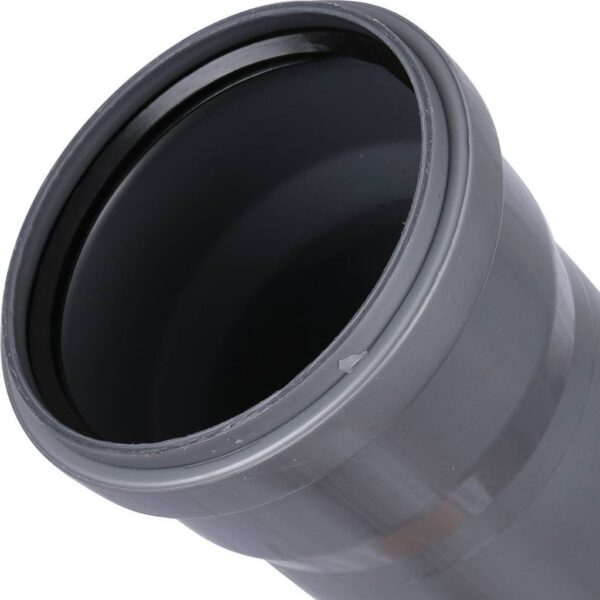 Труба канализационная Sinikon Стандарт DN110 x 2,7 PN1L1м, PP-H, серая