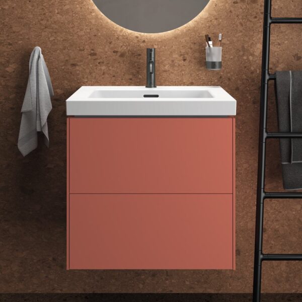 Стакан с держателем Ideal Standard CONCA настенный, матовое стекло, круглый, серый матовый