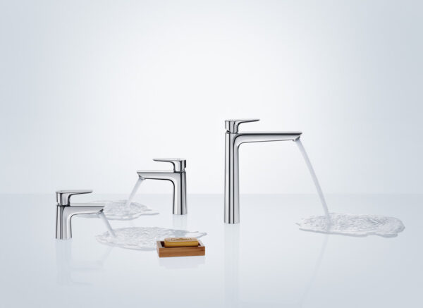 Смеситель для раковины Hansgrohe Talis E 80, без сливного гарнитура, однорычажный, хром