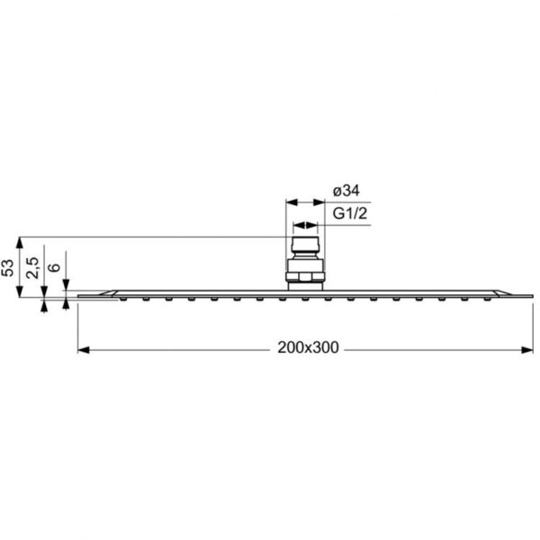 Душевой комплект Ideal Standard Ceraplan 6 в 1, хром