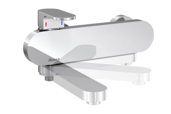 Смеситель для ванны Ravak Chrome CR 022.00/150, 150 мм, хром