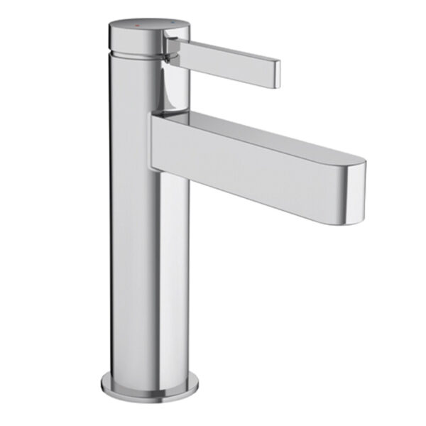 Смеситель для раковины Hansgrohe Finoris, однорычажный, 110 со сливным гарнитуром, хром