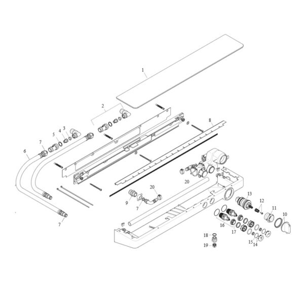 Shower TabletSelect 700, универсальный, для двух потребителей