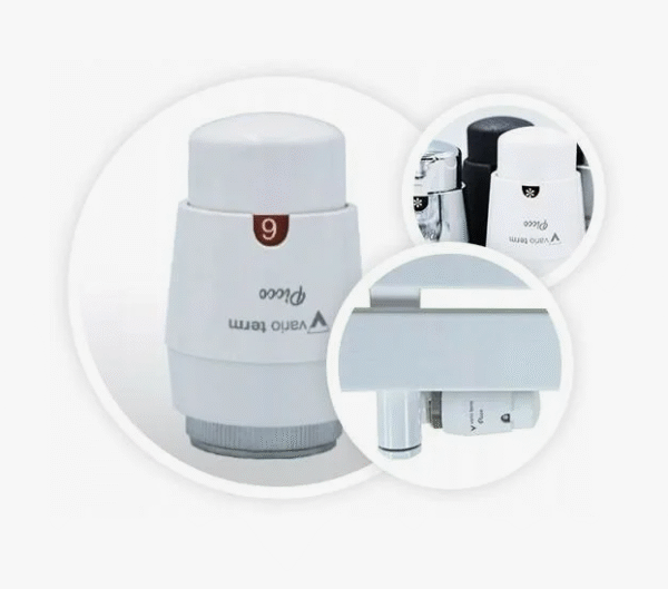 Головка термостатическая Vario Term PICCO GS.02 (резьба M30x1,5), Белый матовый