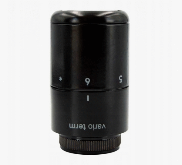 Головка термостатическая Vario Term TUCAN GS.10 (M30x1,5), Черный глянец